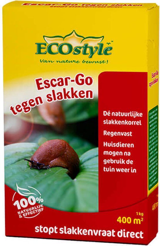 ECOstyle Escar-Go Bestrijdingsmiddel tegen Slakken - Regenvaste Slakkenkorrels 
