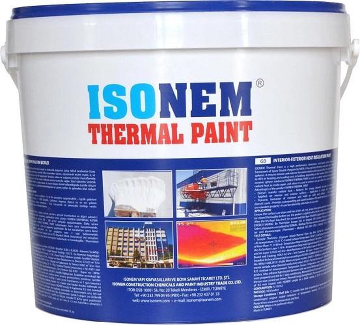 ISONEM® Thermal Paint -Speciale Thermische Verf - Muur & Plafond Verf