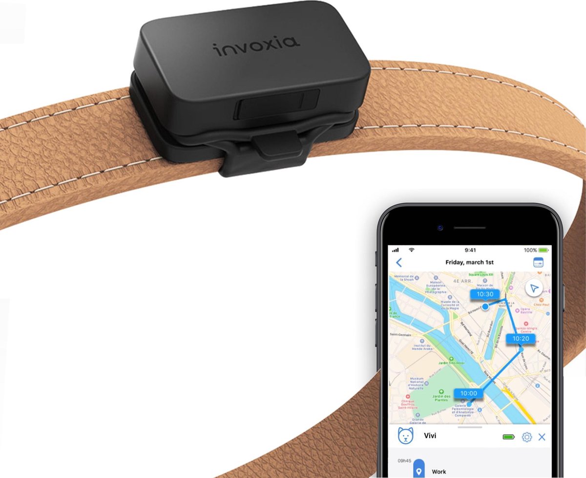 Invoxia - Huisdier GPS Tracker - Zonder Simkaart